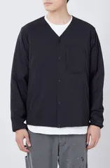 スノーピーク メンズ アウター ジャケット・ブルゾン カーディガン Snow Peak Flexible Insulated Waterepellent Cardigan Jacket Black ブのサムネイル