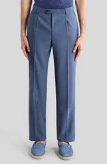 エトロ メンズ ボトムス カジュアルパンツ ウール Etroma Single Pleat Wool Pants Indacoのサムネイル