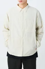スノーピーク メンズ アウター ジャケット・ブルゾン シャツ Snow Peak Flexible Insulated Waterepellent Shirt Jacket Ecru エクリュのサムネイル