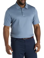 ペリーエリス メンズ トップス ポロシャツ トール Perry Ellis Big Tall InterlockTextured Polo Shirt Blue Mirage ブルーのサムネイル