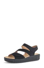 ガボール レディース シューズ ヒール サンダル Gabor 83600 Sandal Black ブラックのサムネイル