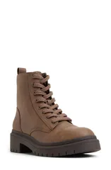 アルド レディース シューズ ブーツ・レインブーツ レース ALDO Goer In LaceUp Bootie Medium Brown ブラウンのサムネイル