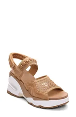 アッシュ レディース シューズ ヒール プラットフォーム サンダル Ash Diva Slingback Platform Sandal Mocha Mousse モカのサムネイル