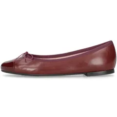 プリティ・バレリーナ レディース シューズ パンプス キャップ Pretty Ballerinas Toecap Ballet Flat Wine Red レッドのサムネイル