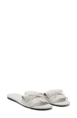 マンゴ レディース シューズ サンダル フリンジ MANGO Fringe Slide Sandal White ホワイトのサムネイル