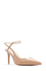 アルド レディース シューズ ヒール アンクル ALDO Kymmberly Pointed Toe Ankle Strapump Cream Tan クリームのサムネイル
