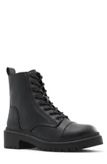 アルド レディース シューズ ブーツ・レインブーツ キャップ ALDO Goer Cap Toe Combat Boot Black ブラックのサムネイル