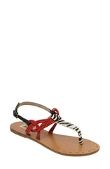 ミア レディース シューズ サンダル MIA Tazara Slingback Sandal Zebra Red レッドのサムネイル