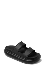リーフ レディース シューズ サンダル プラットフォーム Reef Bondi Waterproof Platform Slide Sandal Black Black ブラックのサムネイル