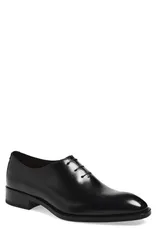 トム・フォード メンズ シューズ オックスフォード TOM FORD Burnished Wholecut Oxford Black ブラックのサムネイル