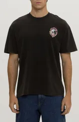 マウイアンドサン メンズ トップス Tシャツ グラフィック Maui Sons x Pabst Blue Ribbon Shark Can Graphic TShirt Black ブラックのサムネイル