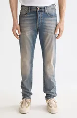スコッチアンドソーダ メンズ ボトムス デニムパンツ スリムフィット ジーンズ Scotch Soda Ralston Slim Fit Jeans Dirty Bertieのサムネイル