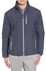 カッターアンドバック メンズ アウター ジャケット・ブルゾン Cutter Buck Rainier PrimaLoft Full Zip Jacket Anthracite Melangeのサムネイル