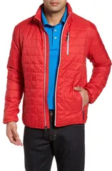 カッターアンドバック メンズ アウター ジャケット・ブルゾン Cutter Buck Rainier PrimaLoft Full Zip Jacket Red レッドのサムネイル
