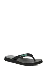 サヌーク レディース シューズ サンダル Sanuk Yoga Paradise II Flip Flop Black Paradise Palms ブラックのサムネイル