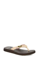 サヌーク レディース シューズ サンダル Sanuk Yoga Paradise II Flip Flop Natural Paradiseのサムネイル