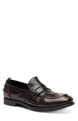 オフィチーネクリエイティブ メンズ シューズ スリッポン・ローファー レザー Officine Creative Chronicle 144 Leather Penny Loafer Brown ブラ