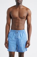 Peter Millar Men's Swimwear Shorts Peter Millar Tequila Seaswim Trunks Dusk Blue