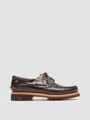 オフィチーネクリエイティブ メンズ シューズ レザー Officine Creative Heritage Flexi 001 Leather Boat Shoes Brown ブラウン