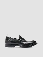 オフィチーネクリエイティブ メンズ シューズ オックスフォード レザー ローファー Officine Creative Balance 011 Leather Penny Loafers Blackのサムネイル