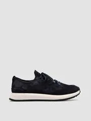 オフィチーネクリエイティブ メンズ シューズ スニーカー スエード Officine Creativentire 001 Suede Sock Sneakers Blue ブルーのサムネイル