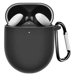 新品 Miimall FOR Google Pixel Buds Pro 2022 適用 ケース シリコン ピクセル Buds Pro 2022 カバー 耐衝撃 防傷 軽量 ハードケース 落下防止 カラビナ付き 着装充電可能 グーグル Pixel Buds Pのサムネイル