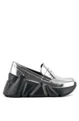 ユナイテッドヌード レディース シューズ スリッポン・ローファー United Nude Space Kick Loafer Silver Ii シルバーのサムネイル