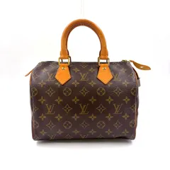 【新着】LOUIS VUITTON スピーディ25 旧型 モノグラム モノグラム レザー、PVC ブラウン、ライトブラウン ハンドバッグ ゴールド M41528 のサムネイル