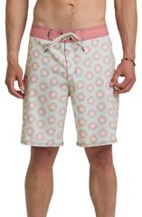 Quiksilver Men's Swimwear Half Pants/Shorts Floral Print Shorts Quiksilver Ocean Mayhem Floral 19 Board Shorts Bone W