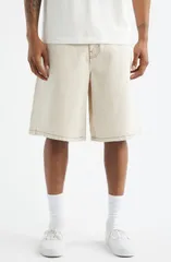バンズ メンズ ボトムス ハーフパンツ・ショーツ ショートパンツ デニム Vans Check5 Baggy Denim Shorts Natural Seed デニムのサムネイル