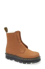 ドクターマーチン レディース シューズ パンプス ブーツ レース Dr Martens Zebzag Laceless Boot Desert Brown ブラウンのサムネイル