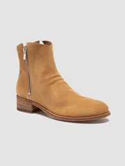 オフィチーネクリエイティブ レディース シューズ ブーツ・レインブーツ スエード Officine Creative Shantel 004 Suede Zipped Boots Camel キャメルのサムネイル