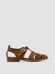 オフィチーネクリエイティブ レディース シューズ パンプス サンダル スエード Officine Creative Lexikon 536 Suede Woven Sandals Light Brow