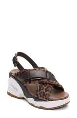 アッシュ レディース シューズ ヒール サンダル Ash Dixie Bis Leopard Slingback Slide Sandaleopard アニマルのサムネイル