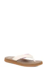 サヌーク レディース シューズ サンダル Sanuk Yoga Mat II Flip Flop White ホワイトのサムネイル
