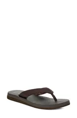 サヌーク レディース シューズ サンダル Sanuk Yoga Mat II Flip Flop Brown ブラウンのサムネイル