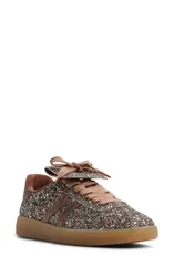 アルド レディース シューズ スニーカー ALDO Itsneaker Glitter Sneaker with Removable Kiltie Flap Bronzeのサムネイル