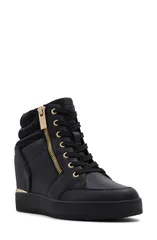 アルド レディース シューズ スニーカー ALDO Ereliclya Wedge Sneaker Black ブラックのサムネイル