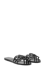 マンゴ レディース シューズ サンダル MANGO Slide Sandal Black ブラックのサムネイル