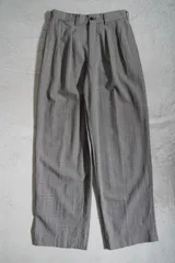 90s y's for men linen wide Slacks　ヨウジヤマモト　スラックス　ガンクラブチェックのサムネイル