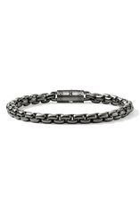 ジョン・ハーディー レディース アクセサリー ブレスレット・バングル・アンクレット John Hardy Box Chain Bracelet 6mm Dark Silver シルバー