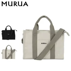 MURUA ムルーア トートバッグ キャンパストート ショルダー レディース 斜め掛け CANVAS MR-B1241のサムネイル
