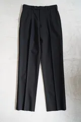 90s im product  ISSEY MIYAKE wool slacks イッセイミヤ　リップストップ　モードファッション　スラックス　ヨウジヤマモト　コムデギャルソン　DCブランド　ウールのサムネイル
