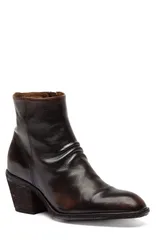 オフィチーネクリエイティブ レディース シューズ ブーツ・レインブーツ レザー Officine Creative Sydne 008 Leather PointedToe Bootie Dark Bのサムネイル