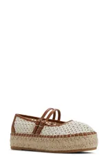 アルド レディース シューズ スリッポン・ローファー プラットフォーム ALDO Summerfling Platformary Jane Loafer White Bone ホワイトのサムネイル