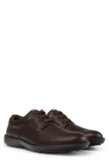 カンペール メンズ シューズ ダービー Camper Atom Work Derby Dark Brown ブラウンのサムネイル