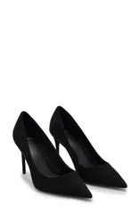 マンゴ レディース シューズ パンプス MANGO Pointed Toe Pump Black ブラックのサムネイル