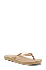 サヌーク レディース シューズ サンダル Sanuk Yoga Joy II Flip Flop Rose Gold ゴールドのサムネイル