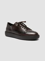 オフィチーネクリエイティブ メンズ シューズ スニーカー Officine Creative Release 001 Aero Buttero Nappa Dark Brown ブラウンのサムネイル