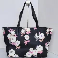ケイトスペード Kate spade ハンドバッグ トートバッグ レディース ブラックマルチ 花柄 ブラック ピンク タグ付き Hawthorne Lane Floral Ryan RARU7925のサムネイル
